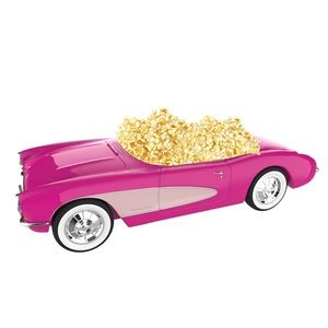 Barbie The Movie Collectible Pink Corvette Convertible Popcorn Container 😍😍😍